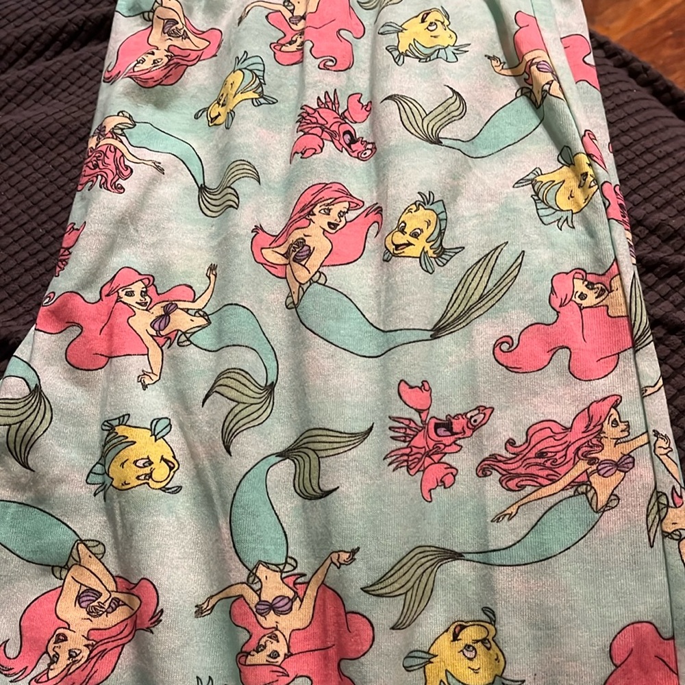 Little mermaid pajama pants